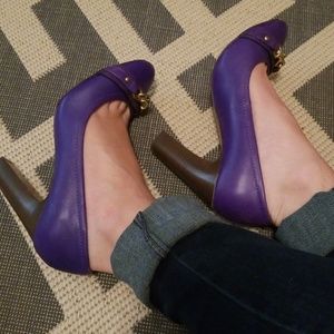 Coach Purple Pumps